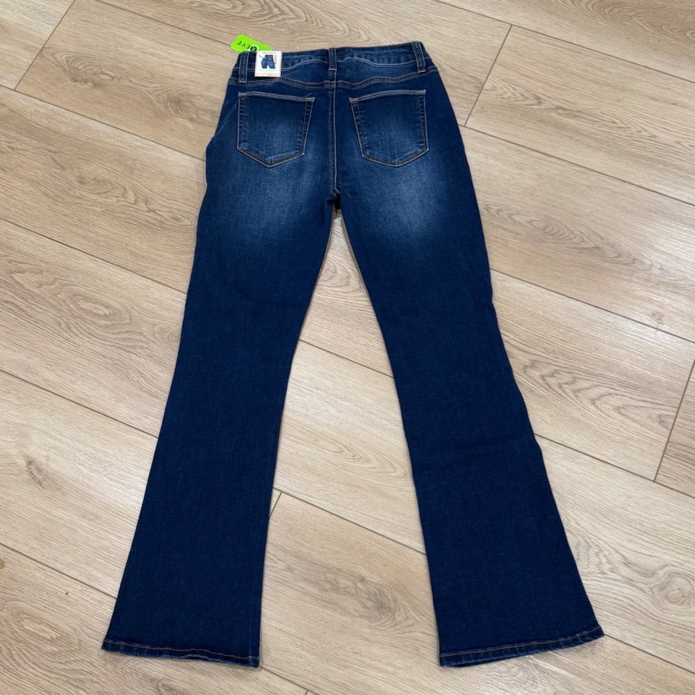 Wax Jean Sustainable Denim Bootcut Dark Wash Stretch Jeans 90248 Size 5/27 NEW - Picture 4 of 8